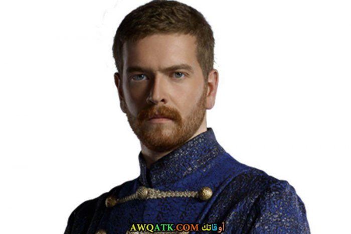 بوستر الفنان التركي أنجين أوزتورك في دور الأمير سليم من مسلسل حريم السلطان