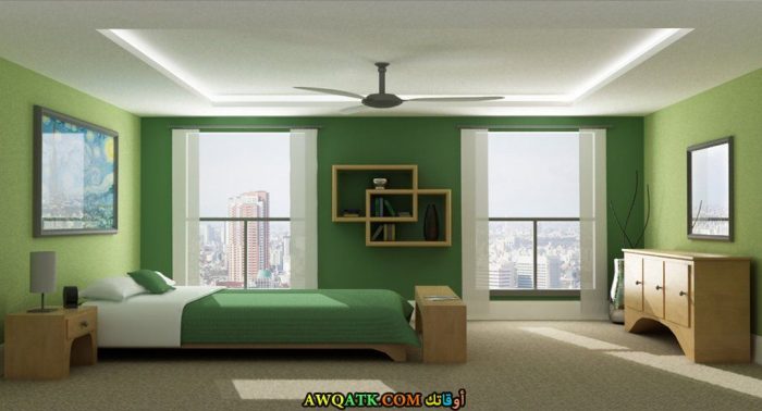 غرفة نوم رائعة جداً وسيطة تناسب مختلف الأذواق