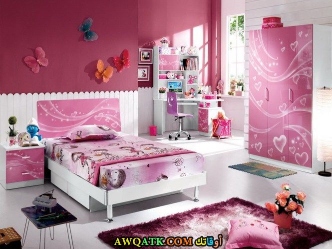 غرف نوم إيكيا أطفال برتقالي أحمر أبيض رمادي بينك موف لبني أزرق