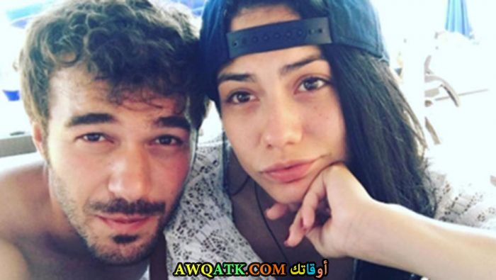 صورة الفنان التركي يوسف جيم و حبيبته