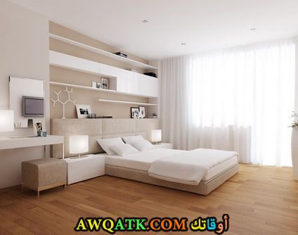 غرفة نوم بيج رائعة