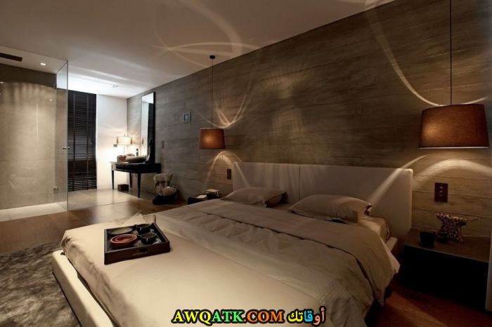 غرفة نوم باللون البيج جميلة جداً