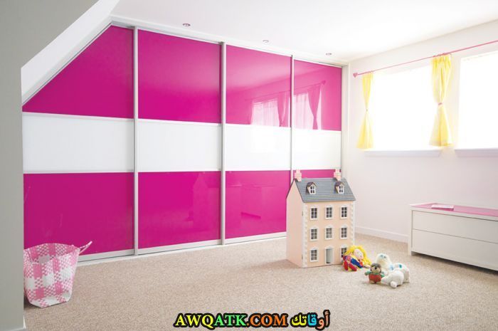 غرفة نوم بينك شيك جداً