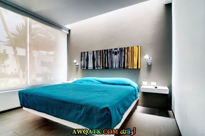 غرفة نوم باللون اللبني جميلة جداً