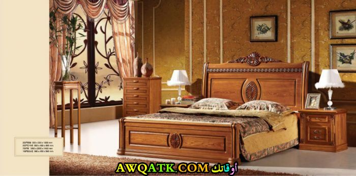 غرفة نوم بيج جميلة جداً