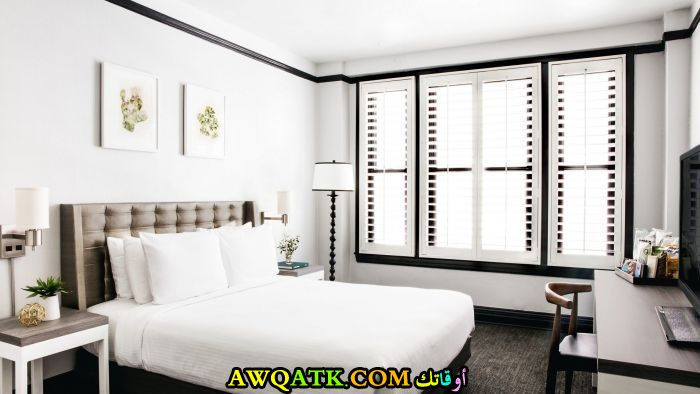 غرفة نوم رمادية روعة