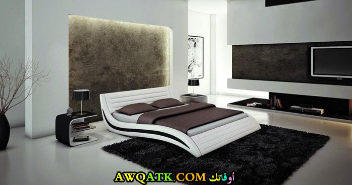 غرفة نوم باللون الأبيض روعة 2017
