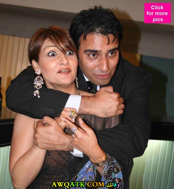 صورة الفنان الهندي سانجيت بيدي وزوجته 