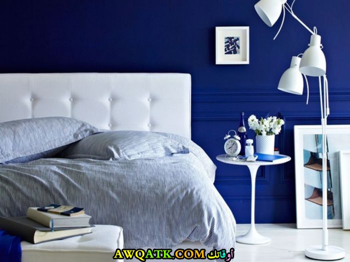 غرفة نوم زرقاء روعة 2017