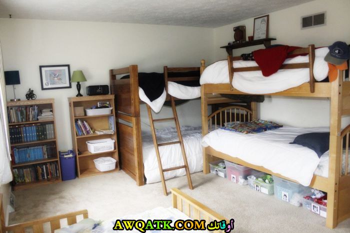 غرفة نوم ثلاثية للأولاد رائعة