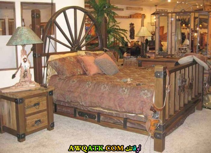 غرفة نوم جميلة وغربية