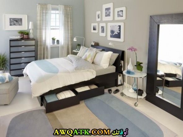 غرفة نوم غير تقليدية شيك جداً