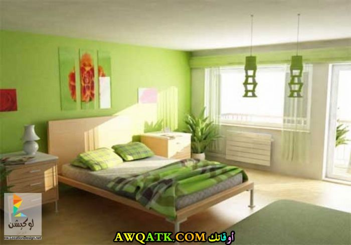 غرفة نوم جديدة وجميلة