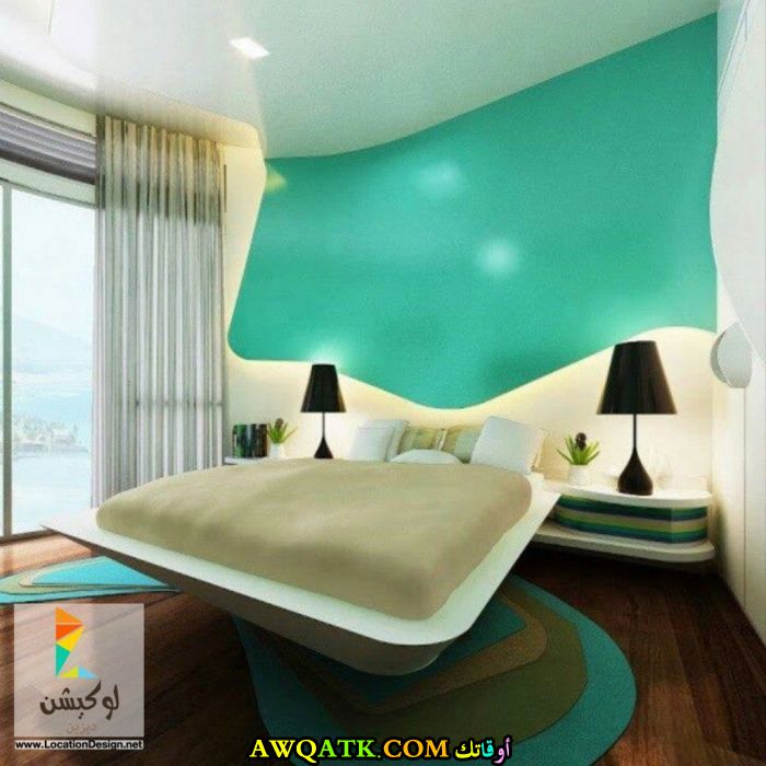 غرفة نوم لوكيشن جميلة وبسيطة