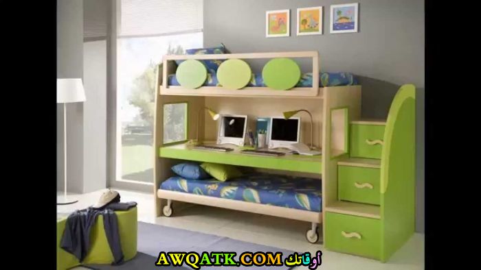 غرفة نوم خضراء شيك ورائعة