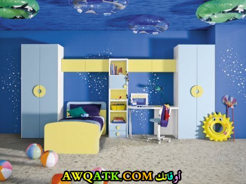 غرفة نوم باللون اللبني رائعة