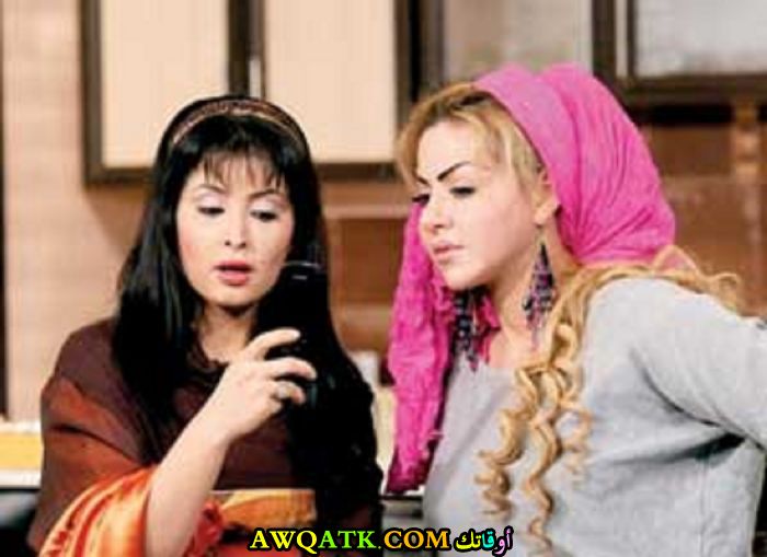 صورة الفنانة السعودية رانيا محمد داخل عمل