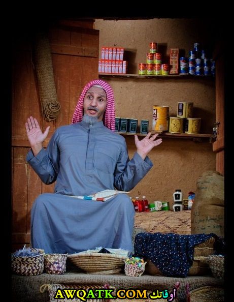 صورة الفنان محمد الغايب و هو في عمل