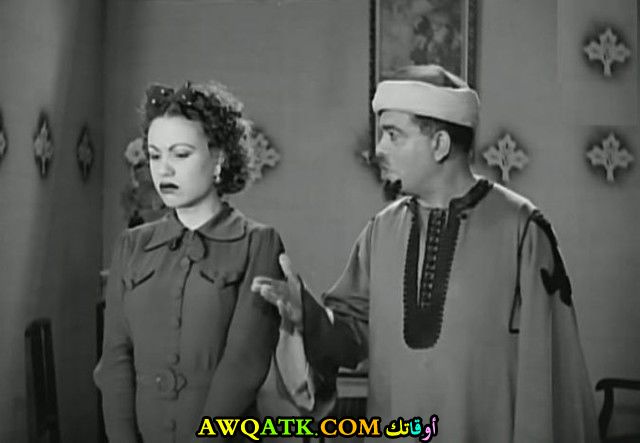 صورة الفنانة المصرية بهيجة المهدي داخل عمل