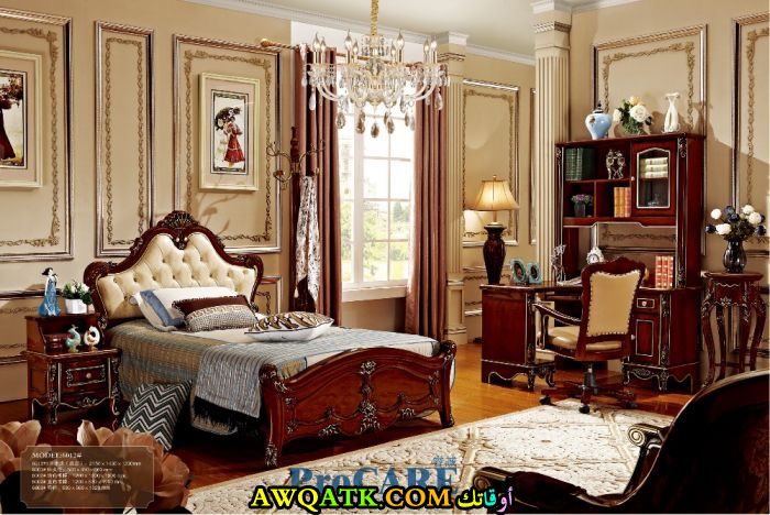 ديكورات غرف نوم أطفال خشب بني ملون كلاسيك زان كتالوج كبير