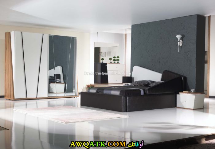 غرف نوم تركية أبيض وأسود