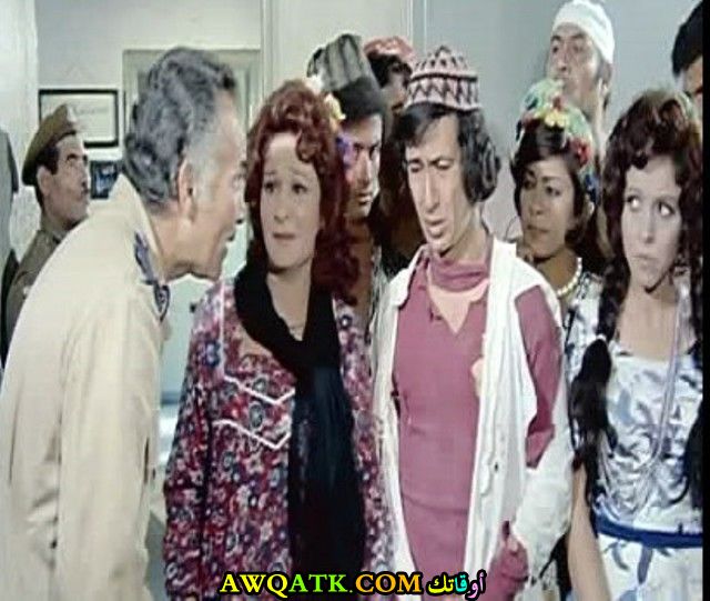 صورة الفنانة المصرية عفاف راضي داخل عمل