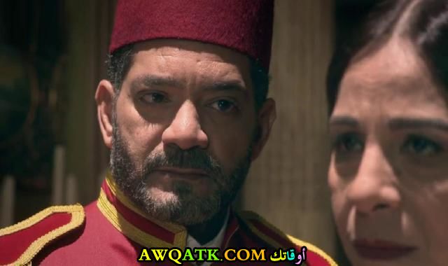 صورة الفنانة المصرية عفاف مصطفى داخل عمل