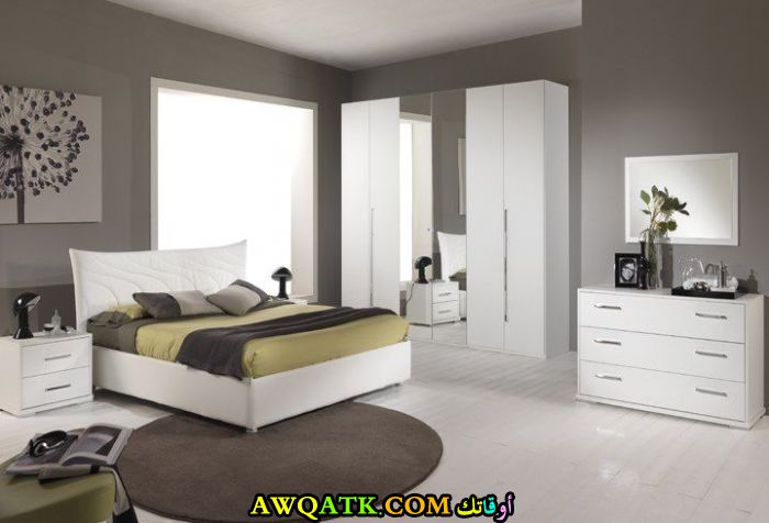 غرفة نوم مودرن شيك جداً