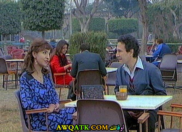 صورة الفنانة المصرية فاطمة الكاشف داخل عمل