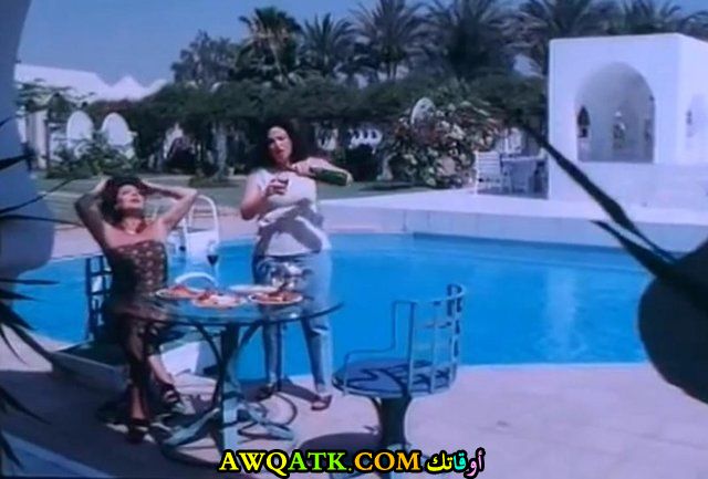 صورة الفنانة المصرية ليلى شعير داخل عمل