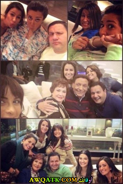 صورة مجمعة جميلة للفنانة المصرية نادية خيري