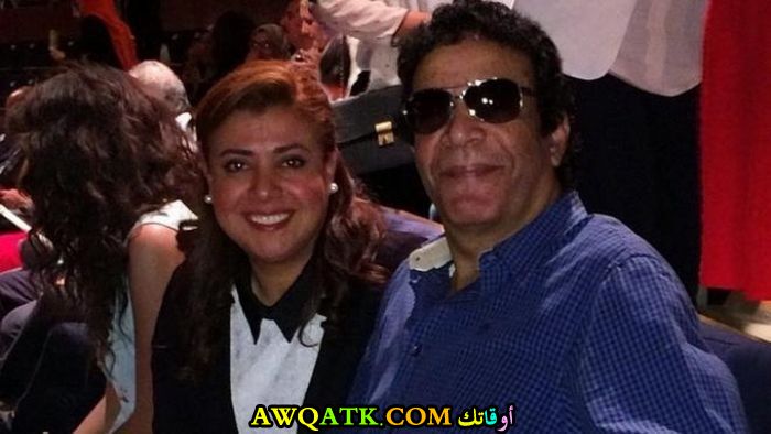 صورة عائلية للفنانة نشوى مصطفى مع زوجها