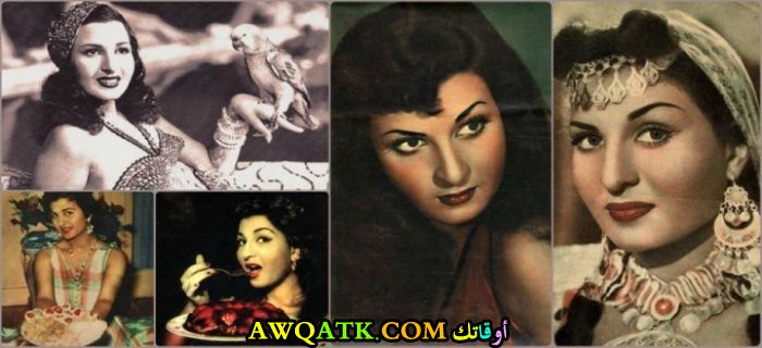 صورة مجمعة جميلة للفنانة المصرية نعيمة عاكف