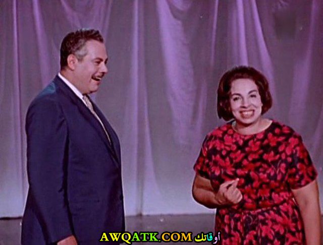 صورة الفنانة المصرية نعيمة وصفي داخل عمل