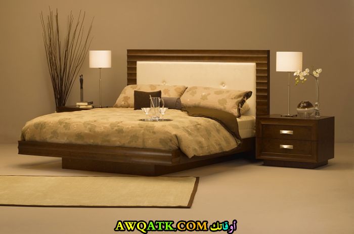 غرف نوم خشب بلوط بسيطة بدون دهانات و متنوعة