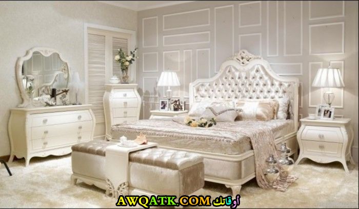 غرف نوم فرنسية طراز كلاسيك ومودرن كتالوج روعة غرف نوم فرنسية طراز كلاسيك ومودرن كتالوج روعة