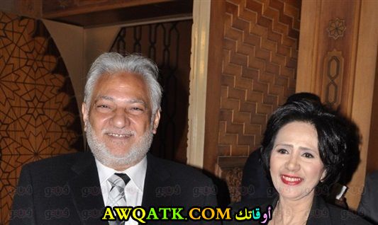صورة رائعة للفنان سامح الصريطي مع زوجته