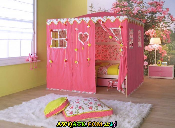 غرفة نوم أطفال بتصميم أمريكي جميلة جداً
