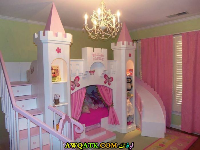 غرفة نوم أطفال بتصميم أمريكي رائعة 