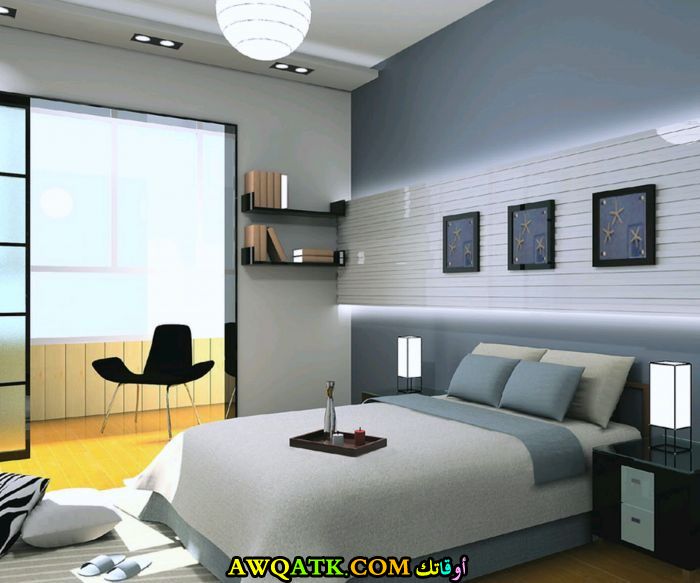 غرفة نوم جديدة وجميلة 