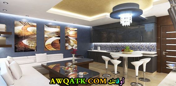 ديكور مطبخ شيك جداً