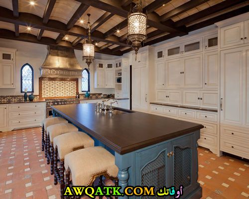 مطبخ مغربي رائع وجميل جداً