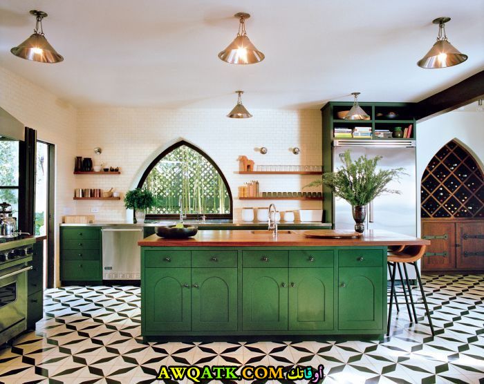 مطبخ مغربي رائع وجميل