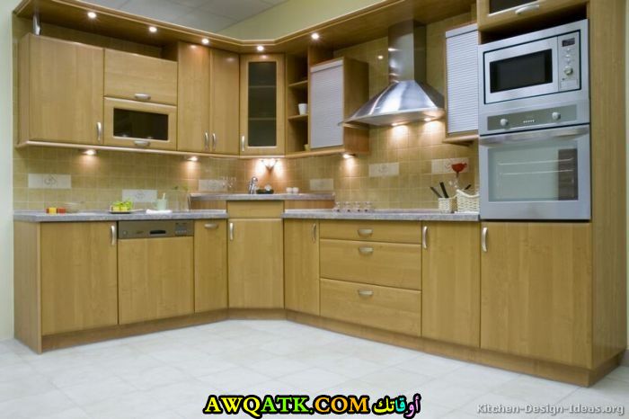 مطابخ دائرية زاوية حرف L و U جدار واحد داخلية متنوعة
