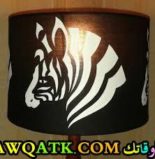 أباجورة علي شكل زيبرا جديدة