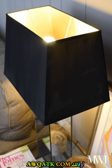 أباجورة سوداء جديدة وعصرية