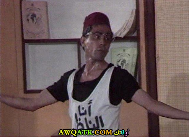 صورة للفنان سيد حاتم داخل عمل
