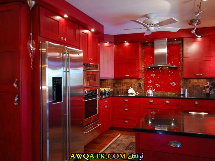 مبخ مودرن باللون الأحمر شيك جداً