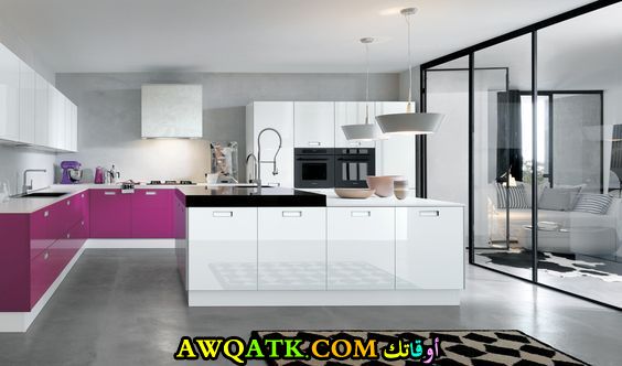 مطبخ روعة وجميل يناسب الذوق الراقي