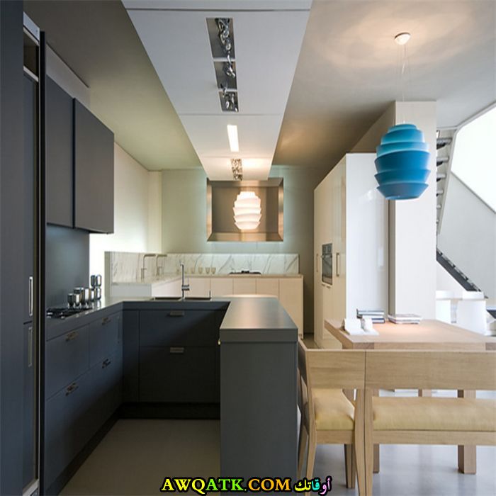 مطبخ عصري جزائري يناسب المساحات الصغيرة 